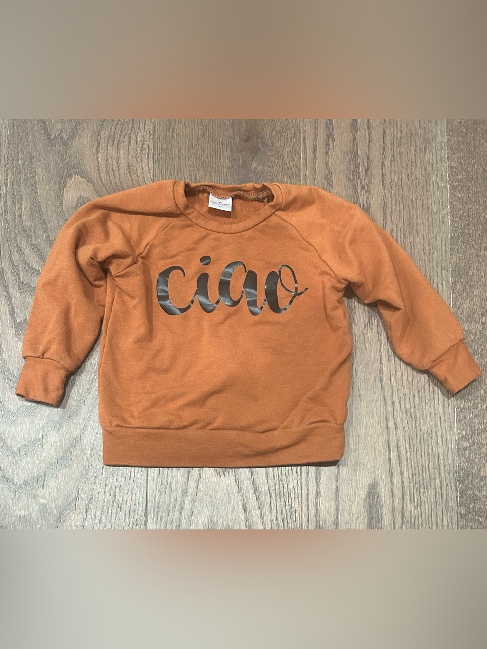 Posh & Cozy Size 1T (12-24 months) Ciao Sweatshirt